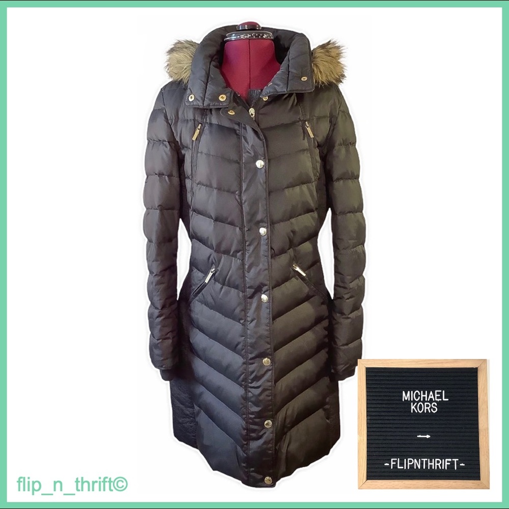 🧥MICHAEL KORS Black Puffer Coat